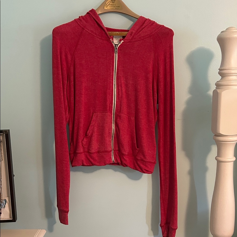 Abercrombie & Fitch Red Women's Hoodie